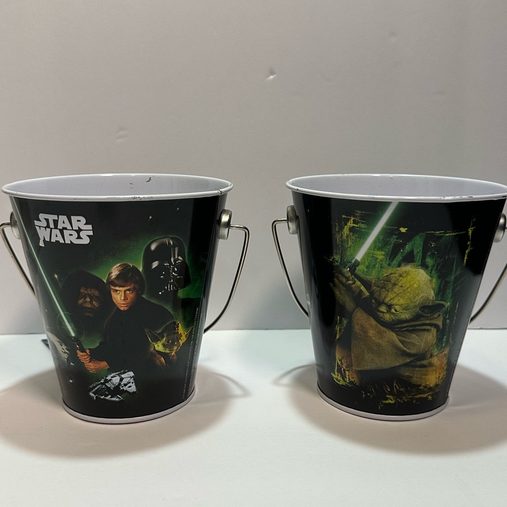 Star Wars Mini Tin Pail 2 pack -2010
